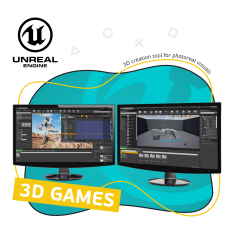 Unreal Engine 4. Игровой движок - КИБЕРшкола программирования для детей, компьютерные курсы для школьников, начинающих и подростков - KIBERone г. Щукино