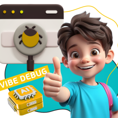 Тестирование & Vibe Debug. Охотники за багами - КИБЕРшкола программирования для детей, компьютерные курсы для школьников, начинающих и подростков - KIBERone г. Щукино