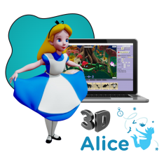Alice 3d - КИБЕРшкола программирования для детей, компьютерные курсы для школьников, начинающих и подростков - KIBERone г. Щукино
