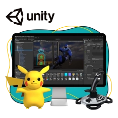 Мир игр на Unity 2D на популярном движке + AI-помощники - КИБЕРшкола программирования для детей, компьютерные курсы для школьников, начинающих и подростков - KIBERone г. Щукино