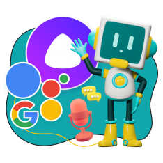 Голосовой помощник Алиса - КИБЕРшкола программирования для детей, компьютерные курсы для школьников, начинающих и подростков - KIBERone г. Щукино