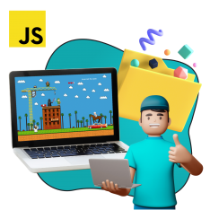 Программирование на JavaScript. Учимся создавать игры! - КИБЕРшкола программирования для детей, компьютерные курсы для школьников, начинающих и подростков - KIBERone г. Щукино