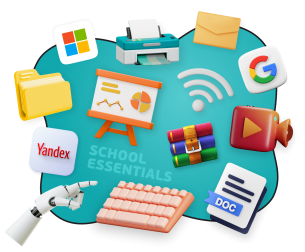 Цифровая база для школьника - КИБЕРшкола программирования для детей, компьютерные курсы для школьников, начинающих и подростков - KIBERone г. Щукино